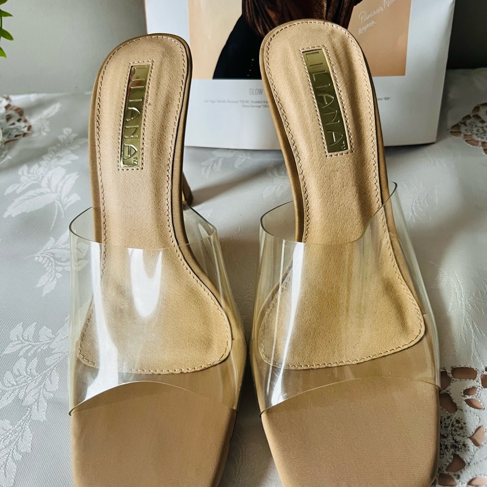 Liliana Transparent and Beige Heels - Picture 5 of 5